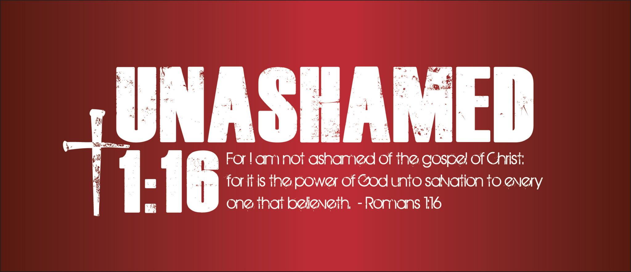 Unashamed 1 16 Banner Design Foi Designs Unashamed 1 16 Banner Design Foi Designs